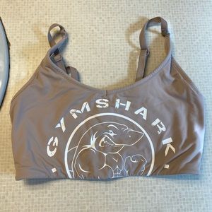 Gymshark taupe legacy bra